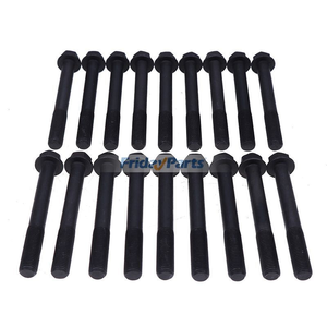 18Pcs Cylinder Head Bolt 19202-03450 for Kubota Engine V1902 Excavator KX101 KX151 Tractor L175 L185 L225 L2050 L235 L245 L4150