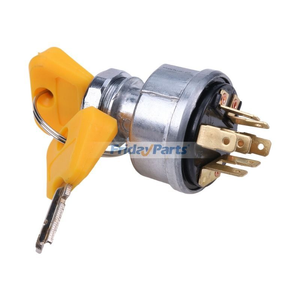 Ignition Switch With 2 Keys 2035830 1492154 379902 2782017 2368655 7004147 for Hyster H100XM H70XM S100XL Clark CGC20 CGC40 Forklift