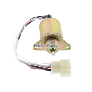 12V Stop Solenoid YA-119653-77950 for Yanmar Engine 3TNV82A 3TNV382A Cub Cadet Ex Series Compact Tractor Zero-Turn Mower