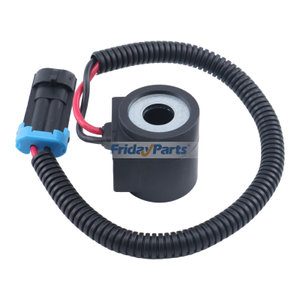 12V Solenoid Valve Coil KV15397 for John Deere Engine 3029 4024 4045 Skid Steer Loader 240 250 260 270 313 315 317 320