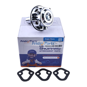 3/8"NPT-Fitting High Volume Mechanical Chrome Fuel Pump PCE146.1007 for Chevrolet SBC Engine 350