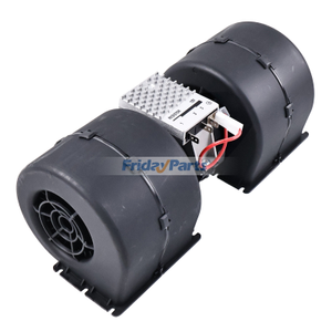 12V Blower Motor with Resistor AT441565 for John Deere Loader 317G 329E 331G 333E 333G 332E