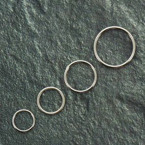 Anneau métal pour soutien gorge - Argent
