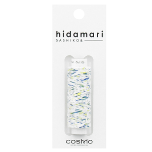 Fil sashiko moucheté hidamari Lecien Cosmo 30 m