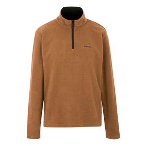 Regatta Mens Thompson Lightweight Half Zip Fleece - 2XL / Nut Brown