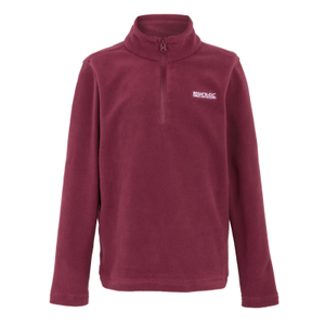 Regatta Kids Hot Shot II Half Zip Fleece Top - 15 - 16 Yrs / Dark Pimento