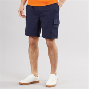 Tokyo Laundry Mens Brent Cargo Shorts Blue