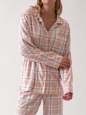 Penny Organic Cotton Knit PJ Shirt