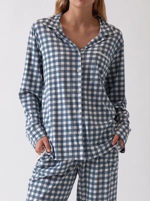 August Organic Cotton Knit PJ Shirt