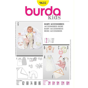 Patron d'accessoires bébé - Burda 9635