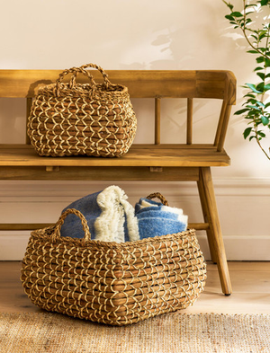 Taston Square Baskets - Seagrass, Natural, Set of 2