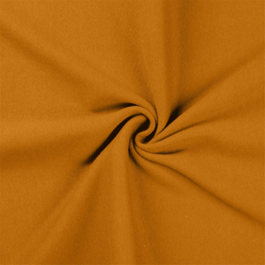 Tissu jersey bord côte - Ocre