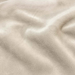 Tissu minky lisse - Taupe