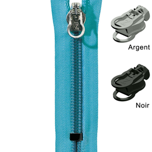 Curseur de remplacement clipsable ZlideOn 10C pour fermeture avec dents spiralées nylon