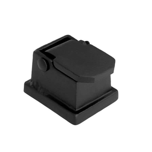 Heavy Duty Field Gate Stop Boxes - 3" (Inch) - Black Powder Coated Cast Iron - Hardware Solutions