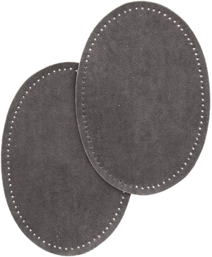 Coudières thermocollantes imitation daim gris foncé