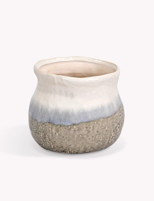 Marlston Pot 15cm - Stoneware, Grey