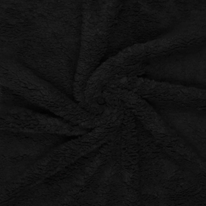Tissu sherpa - Noir