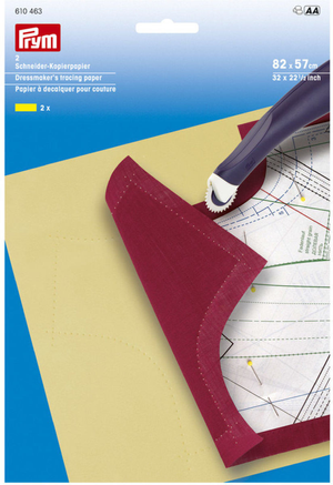 Papier à décalquer pour couture jaune