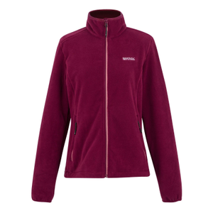 Regatta Womens Floreo IV Full Zip Soft Fleece Jacket - 24 / Dark Pimento