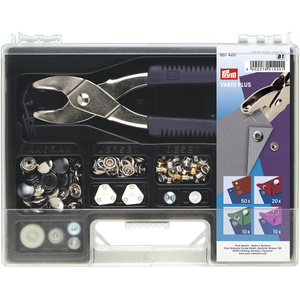 Mallette pince Vario avec pressions et oeillets