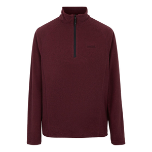 Regatta Mens Montes Half Zip Fleece - XL / Dark Maroon/Black