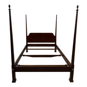 Drexel Mahogany Queen 4 Poster Bed