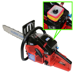 Perla Barb 62cc V4 Chainsaw with easy start 20" bar and carbide chain