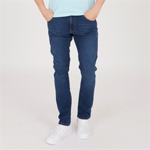 883 Police Mens Corvo Slim Fit Jeans Mid Blue