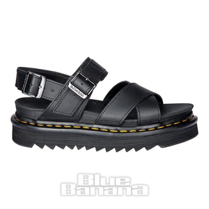 Dr Martens Voss II Athena Leather Sandals (Black)