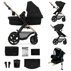 Kinderkraft Moov 2 4-in-1 Travel System - Black
