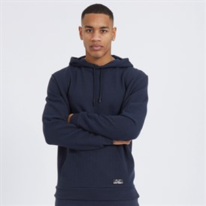 Brave Soul Mens Emery Hoodie Navy