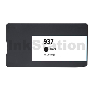 HP 937 Compatible Black Ink Cartridge 4S6W5NA - 1,250 Pages