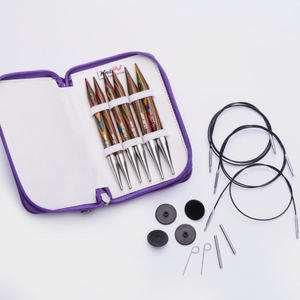 Trousse aiguilles à tricoter circulaires KnitPro Chunky Symfonie Wood
