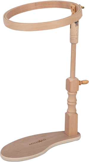 Tambour à broder sous cuisse avec cercle à broder Milward