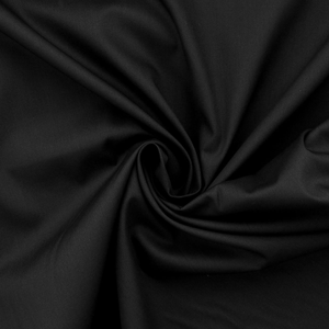 Tissu popeline de coton - Noir