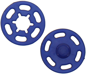 Bouton pression plastique - Bleu violet