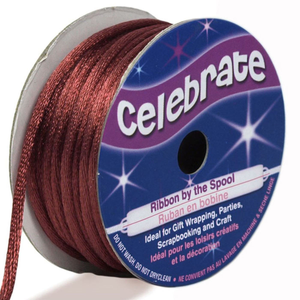 Cordon queue de rat Celebrate chocolat - 2 mm x 10 mètres