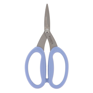 Ciseaux de précision micro-dentés grands anneaux souples Bohin - Bleu