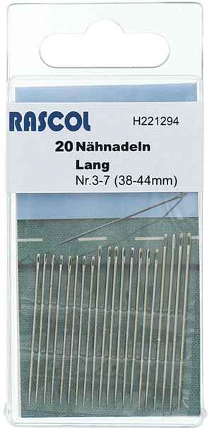 Aiguilles à coudre longues Rascol - Assortiment 3/7