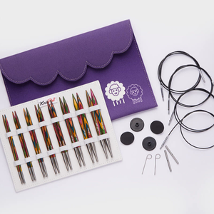 Trousse aiguilles à tricoter circulaires KnitPro Deluxe Symfonie Wood