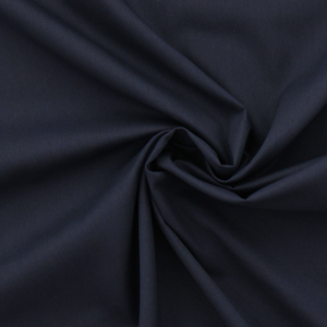 Tissu popeline de coton - Bleu marine