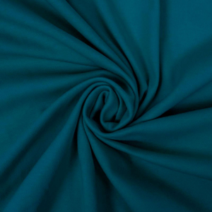 Tissu jersey 100% coton - Bleu pétrole
