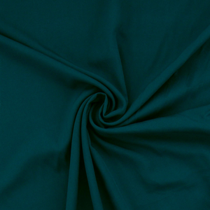 Tissu popeline de viscose - Bleu pétrole foncé