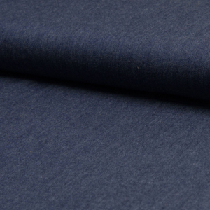 Tissu chambray - Bleu denim