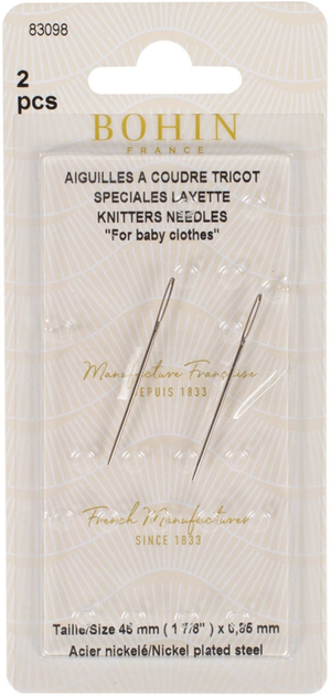 Aiguilles à laine spéciale layette Bohin