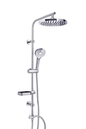Nebula Spa Shower Column - Rainfall Fixed Shower Head / Hand Control Shower Head