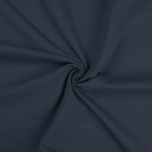 Tissu jersey coton - Bleu denim