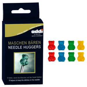 Set de 8 bouchons stoppeurs pour aiguilles à tricoter addi