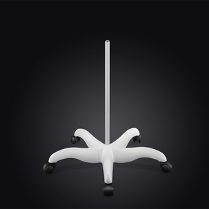 Pied sur roulettes blanc prestige Daylight